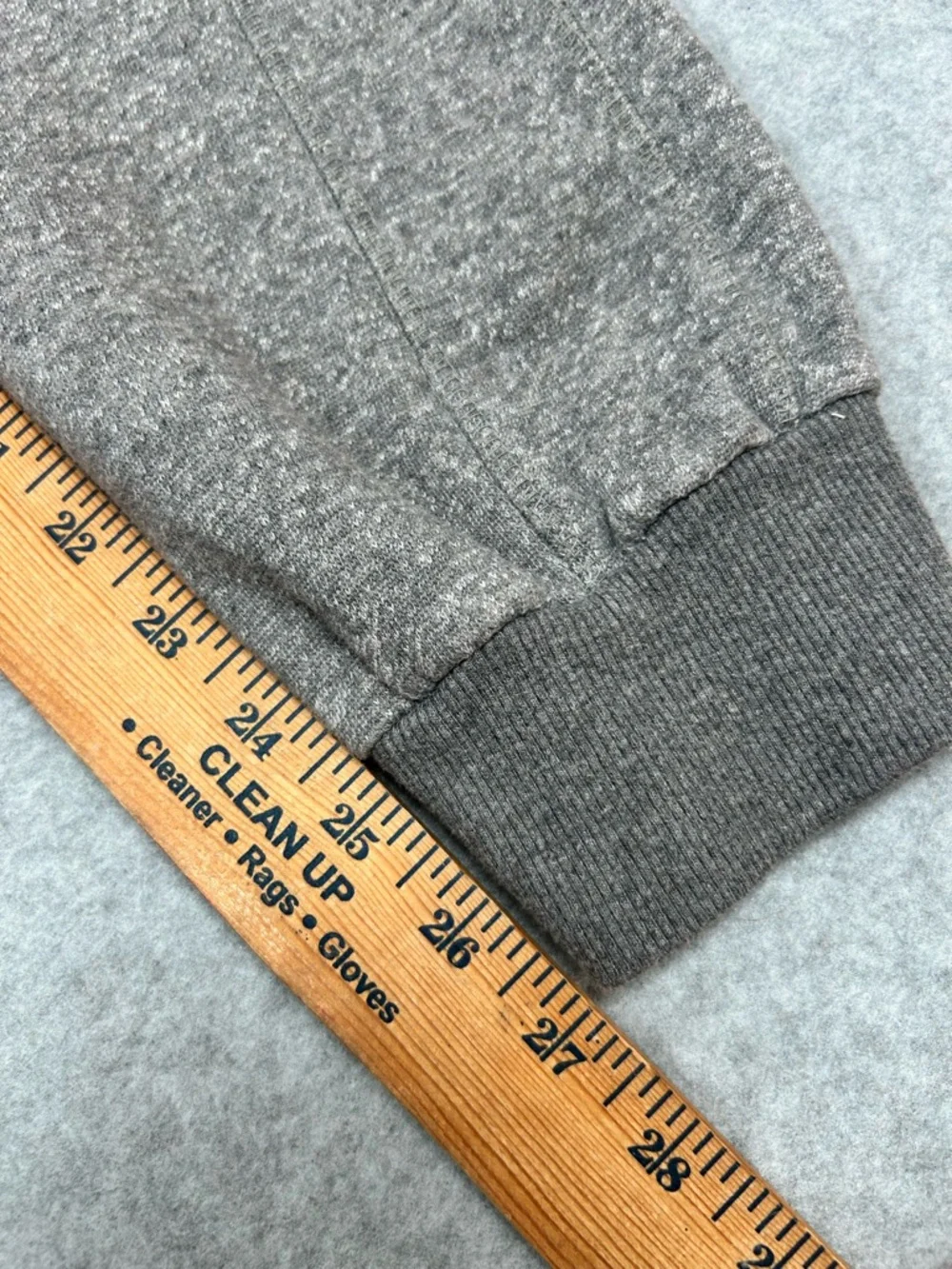 Puma Boys Jogger Sweatpants Gray‎ Orange Fleece Lined Elastic  Size XL 18-20